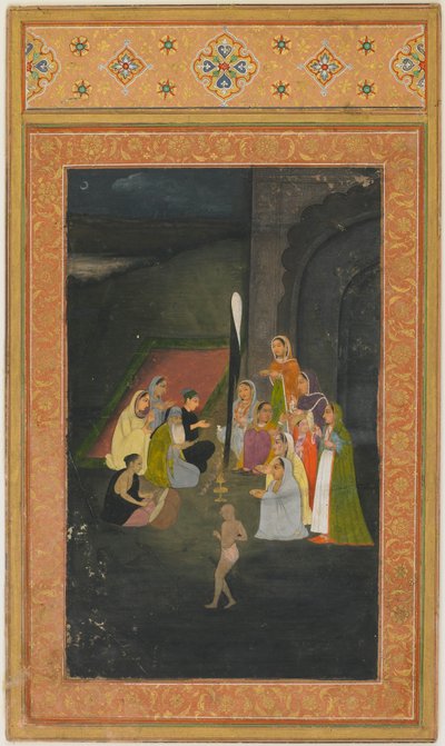A Visit at Night to a Mullah by Unknown artist