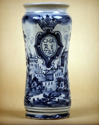 Albarello: pharmacy vase by Unknown artist