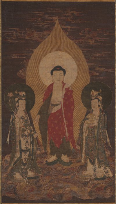 Amitābha Triad by Unknown artist