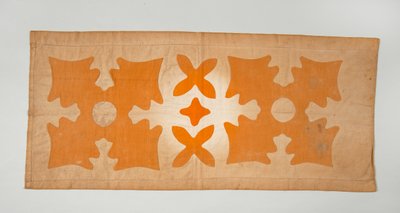 Appliqué Bolster Cover by Unknown artist