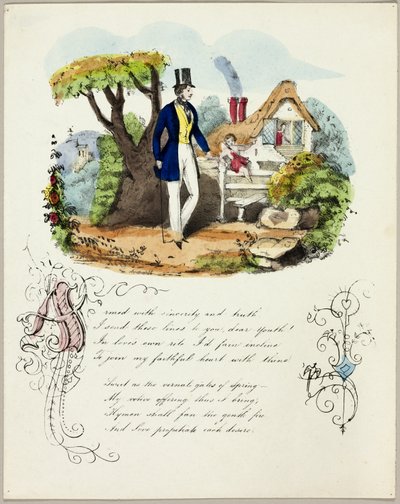 Armed with Sincerity and Truth (valentine) by Unknown artist