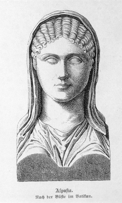 Aspasia of Miletus, mistress of Pericles by Unknown artist