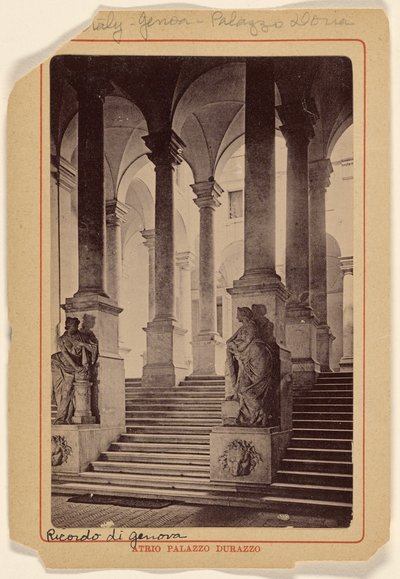 Atrium of Palazzo Durazzo at Genoa, Italy by Unknown artist