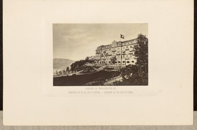 Axenstein on the Lake of Lucerne by Unknown artist