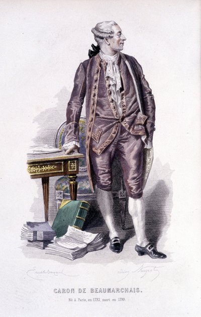 Baron de Beaumarchais (1732-1799) by Unknown artist