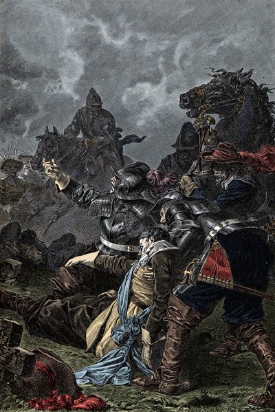 Battle of Lutzen by Unknown artist