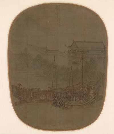 Boats at Anchor by Unknown artist