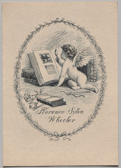 Bookplate: Florence Sylva Wheeler by Unknown artist