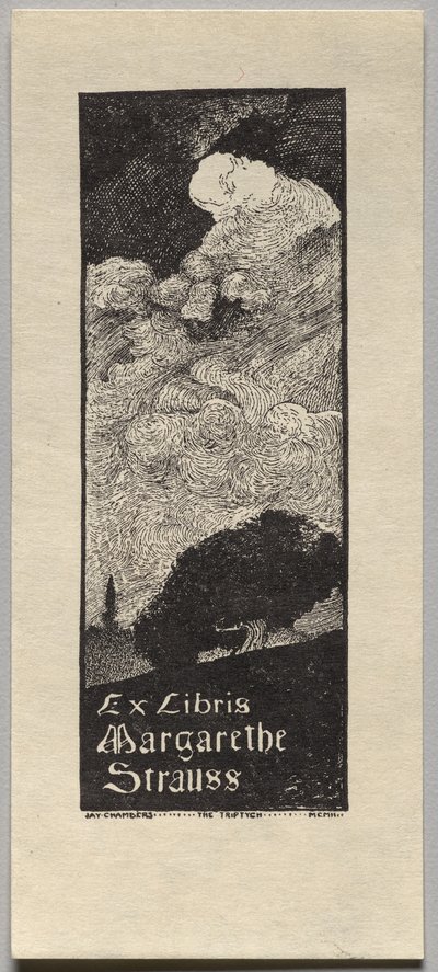 Bookplate: Margarethe Strauss by Unknown artist