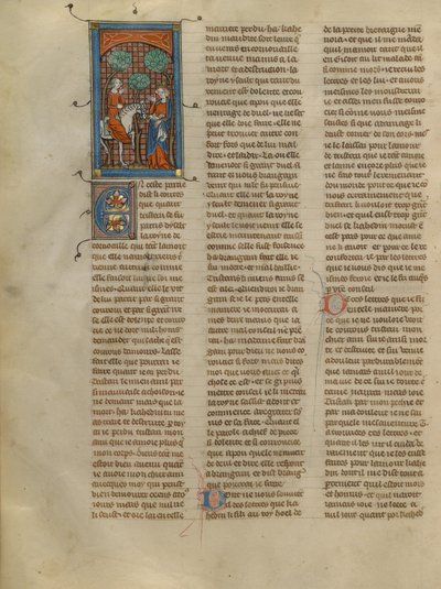Brangain Speaking with King Mark by Unknown artist