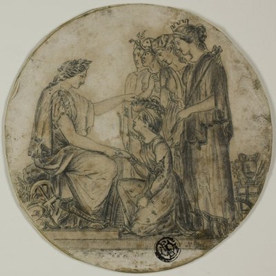 Britannia Distributing Civic Crowns by Unknown artist