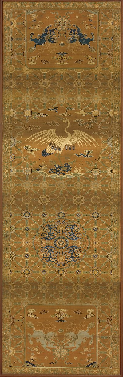 Brocade, Silk. Oblong Panel; Chair Cover by Unknown artist