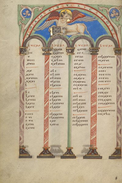 Canon Table Page by Unknown artist
