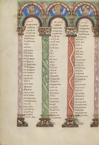 Canon Table Page by Unknown artist