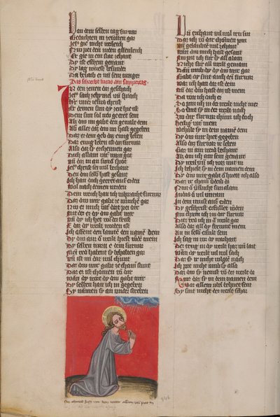 Christ Praying in the Desert by Unknown artist