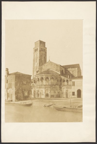 Church and Campanile on Water