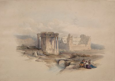 Circular Temple at Baalbec by Unknown artist