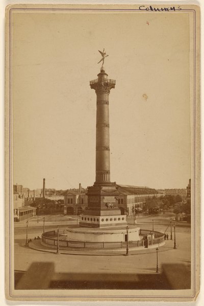 Column of the Bastille by Unknown artist