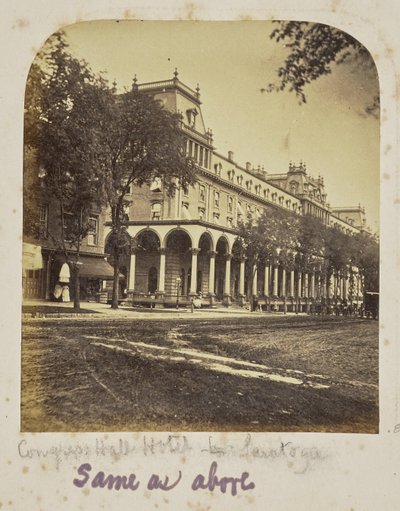 Congress Hall Hotel - Saratoga by Unknown artist