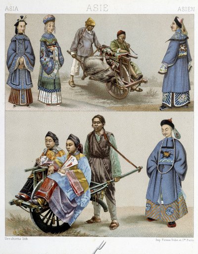 Costumes and Transport in China by Unknown artist