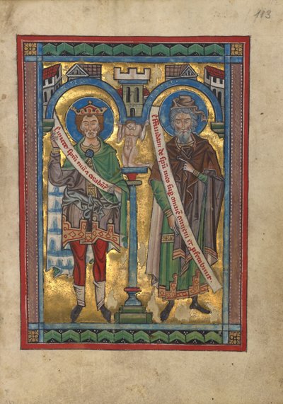 David and Joel by Unknown artist