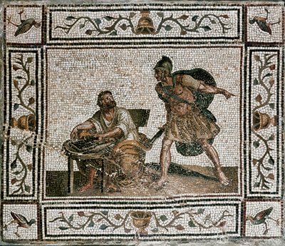 Death of Archimedes of Syracuse by Unknown artist