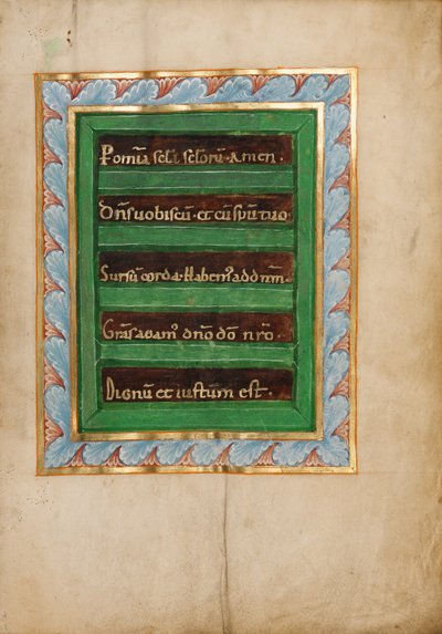 Decorated Incipit Page by Unknown artist