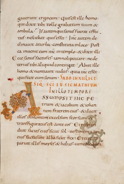 Decorated Initial A by Unknown artist