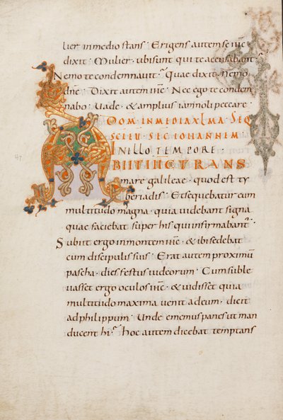 Decorated Initial A by Unknown artist