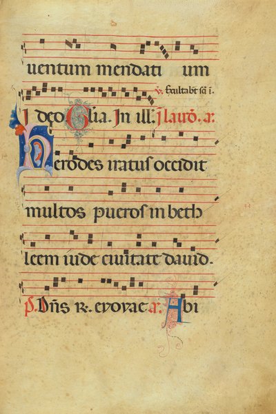 Decorated Initial H by Unknown artist