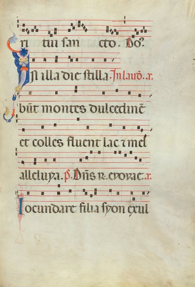 Decorated Initial I by Unknown artist