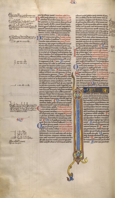 Decorated Initial I by Unknown artist