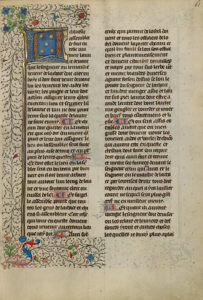 Decorated Initial L by Unknown artist