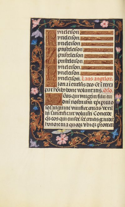 Decorated Text Page by Unknown artist