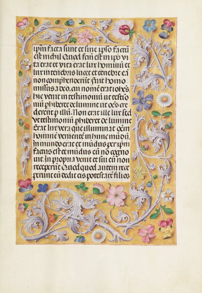 Decorated Text Page by Unknown artist
