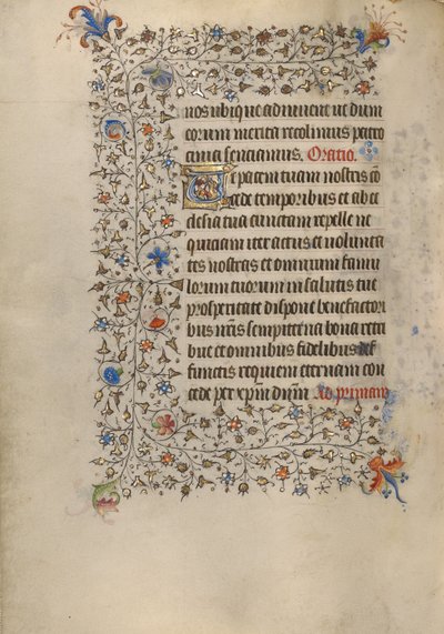 Decorated Text Page by Unknown artist