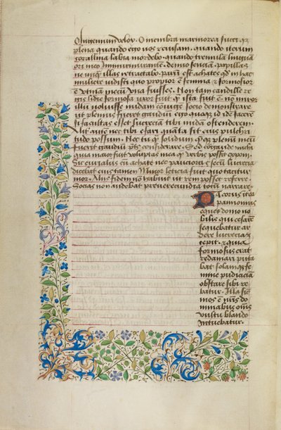 Decorated Text Page by Unknown artist