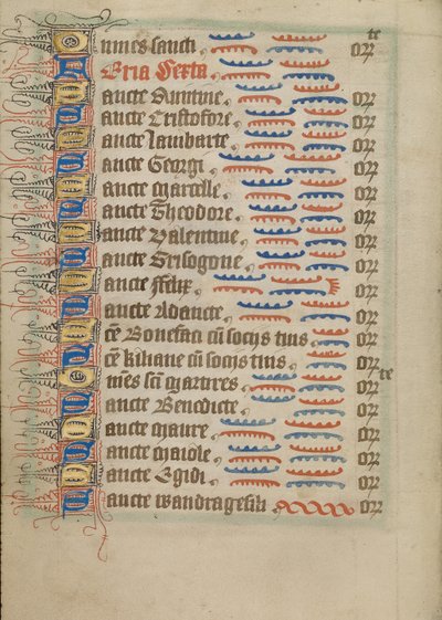 Decorated Text Page by Unknown artist