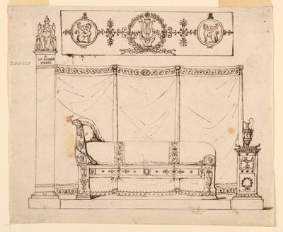 Design for Bedroom Furniture by Unknown artist