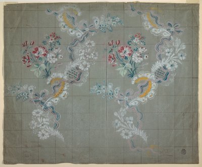 Design for Silk Brocade by Unknown artist