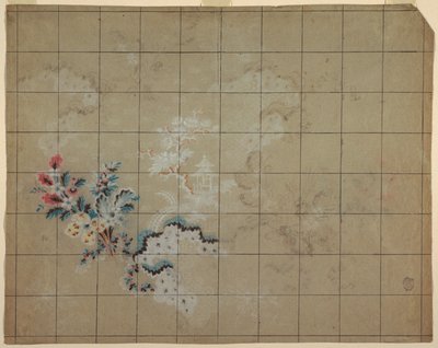 Design for Silk Brocade by Unknown artist