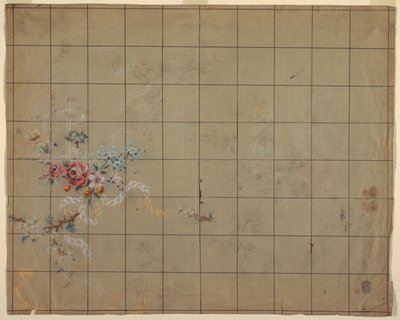 Design for Silk Brocade by Unknown artist