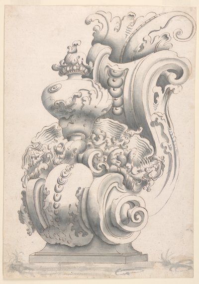 Design for a Bracket by Unknown artist