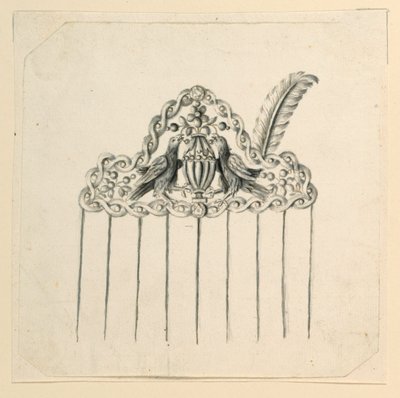 Design for a Comb by Unknown artist