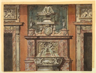 Design for a Hall Wall by Unknown artist