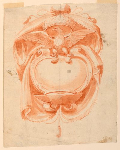 Design for a Holy Water Stoup by Unknown artist