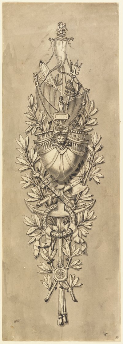 Design for a Marine Trophy by Unknown artist