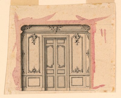 Design for a Salon Wall by Unknown artist
