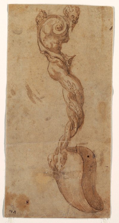 Design for a Serving Spoon by Unknown artist
