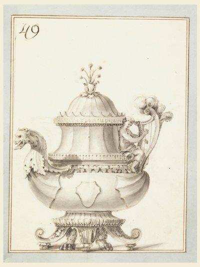 Design for a Teapot by Unknown artist